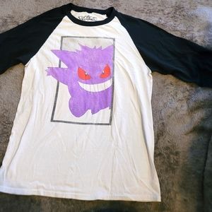 Pokémon baseball sleeve tshirt